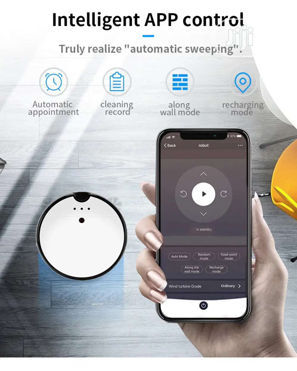 Smart Robot Vacuum Cleaner Using APP Wifi Control