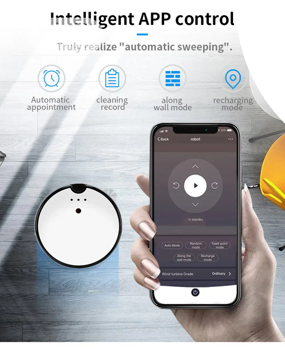 APP Mobile Phone Intelligent Sweeping Smart Robot