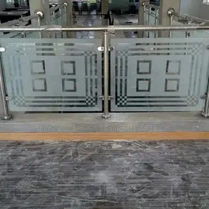 Stainless Handrail With Glasses