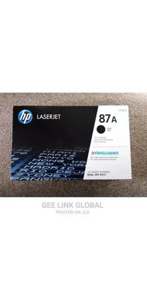 Hp Genuine Toner 87a Black