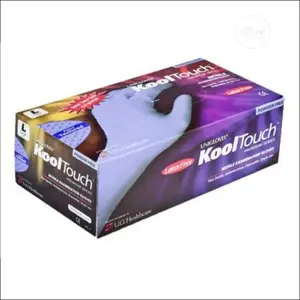 Unigloves Kool Touch Nitrile Gloves [S M L XL]