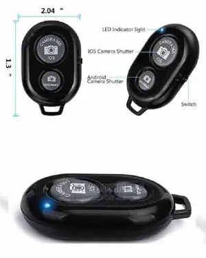 Bluetooth Camera Remote Shutter - Black