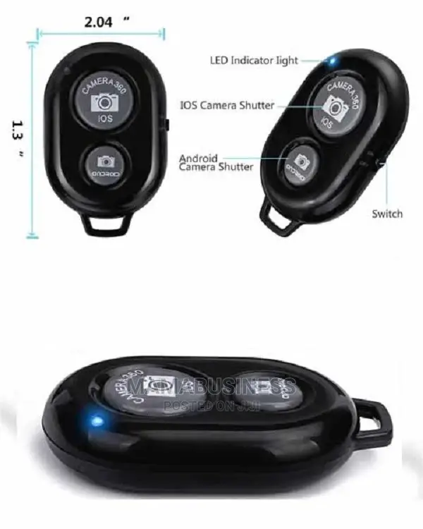 Bluetooth Camera Remote Shutter - Black