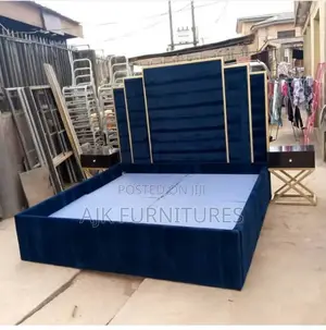 Unique Padded 6by6ft Upholstery Bedframe