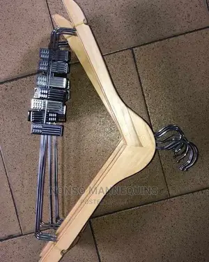 Skirt And Pants Wooden Clip Hangers