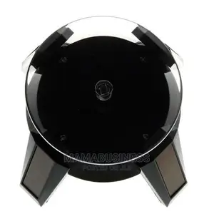 Solar Rotating Display Stand – Black