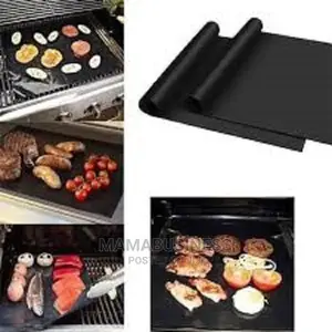 2pc BBQ Barbecue Grill Mat Set