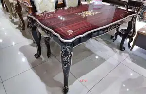 Italian Unique Royal Dinning Tables With 6 Chairs