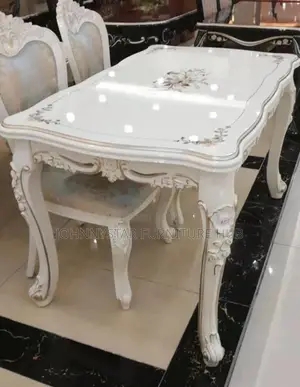 Italian Unique Royal Dinning Tables With 6 Chairs
