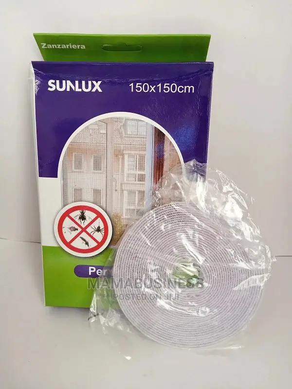 Mosquito Window Net Mesh Curtain Protector - White
