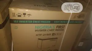 Haier Thermocool 219l Inverter Chest Freezer Htf219is Silver