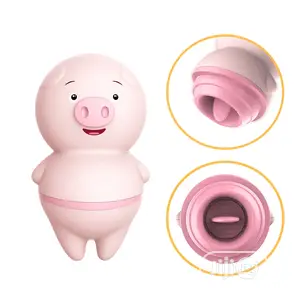 Cute Portable Stimulatn Clitoris and Nipple Sucker Vibrator