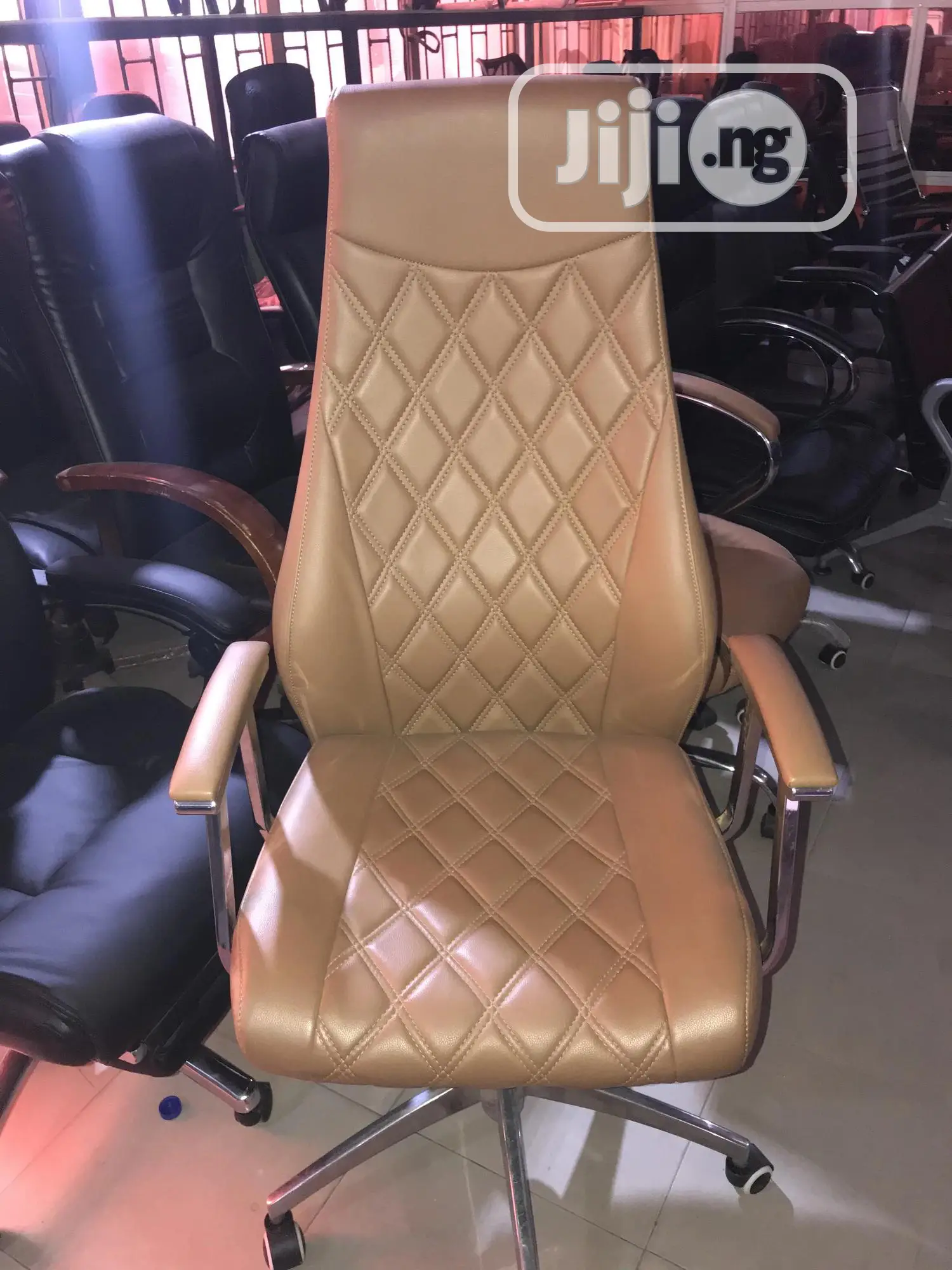 Executive Brown Chair (Swivel)
