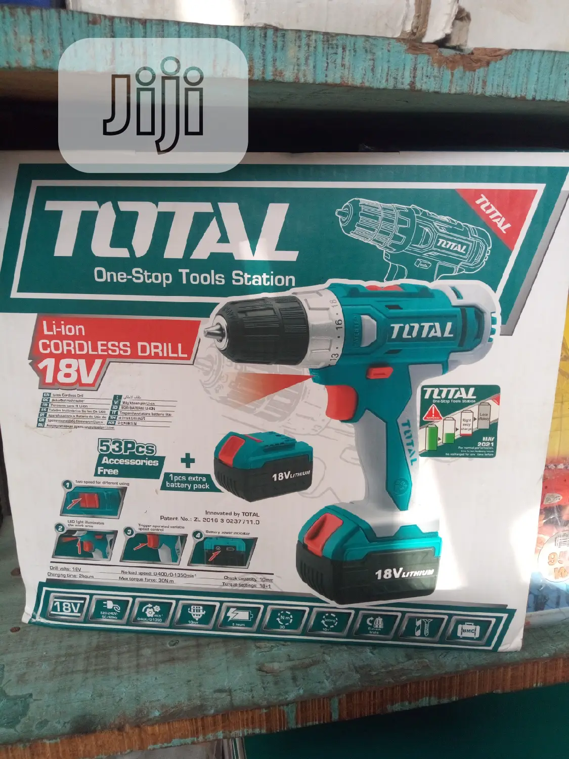 18v Cordless Drill Machine