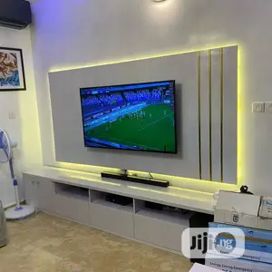 Panel TV Stand Unit With Back LED