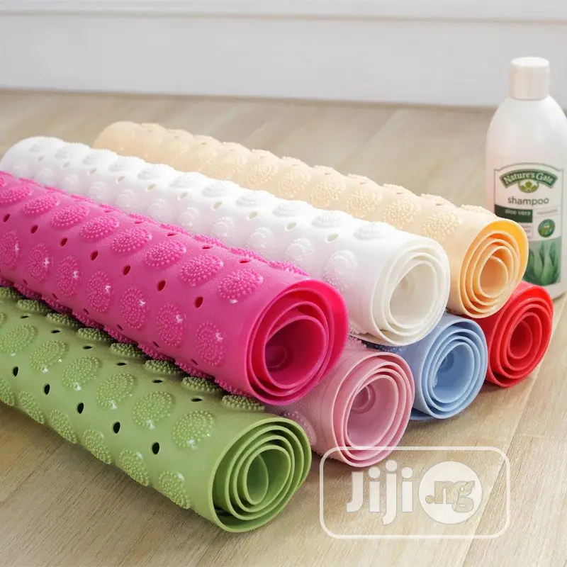 Anti Slip Bathroom Mat With Sucker Rubber