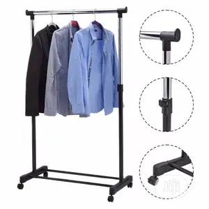 Adjustable Rolling Clothes Hanger