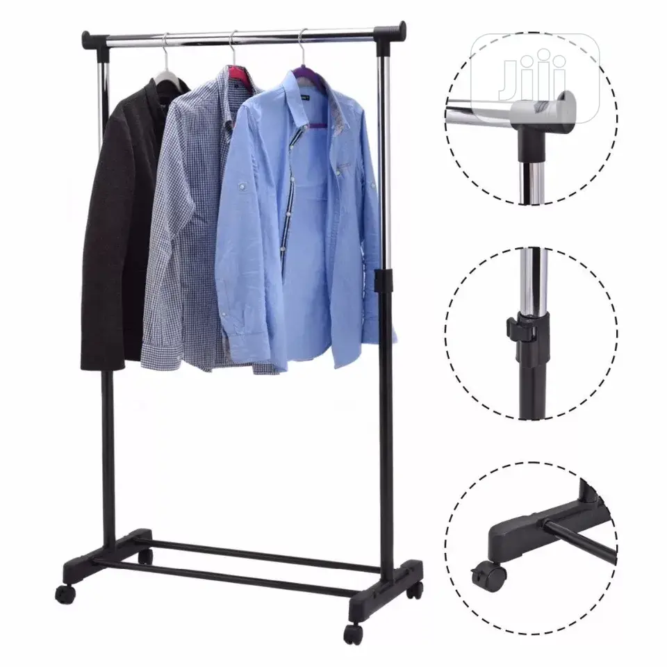 Adjustable Rolling Clothes Hanger