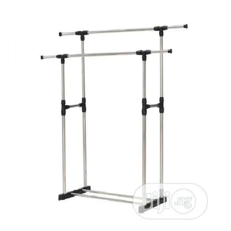 Stainless Steel Adjustable Double Pole Hangers