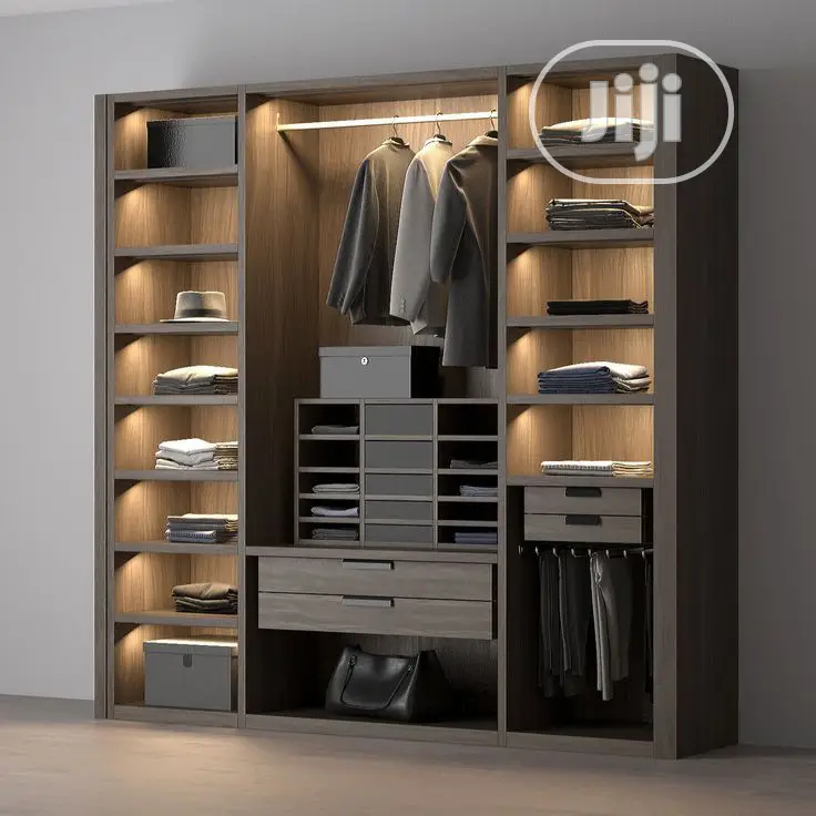 Closet With LED Lights