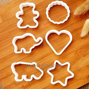 6 PC Elephant Size Cookie Mould Biscuit Cutter Set