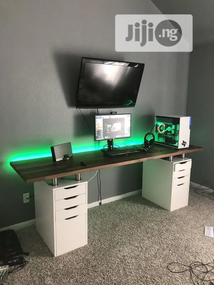 Studio Desk With Led Lights