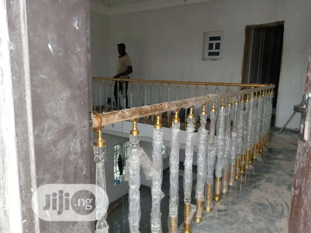 Gold/Silver Crystal Handrails