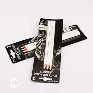 3pcs/Set White Highlight Sketch Charcoal Pencil Profession