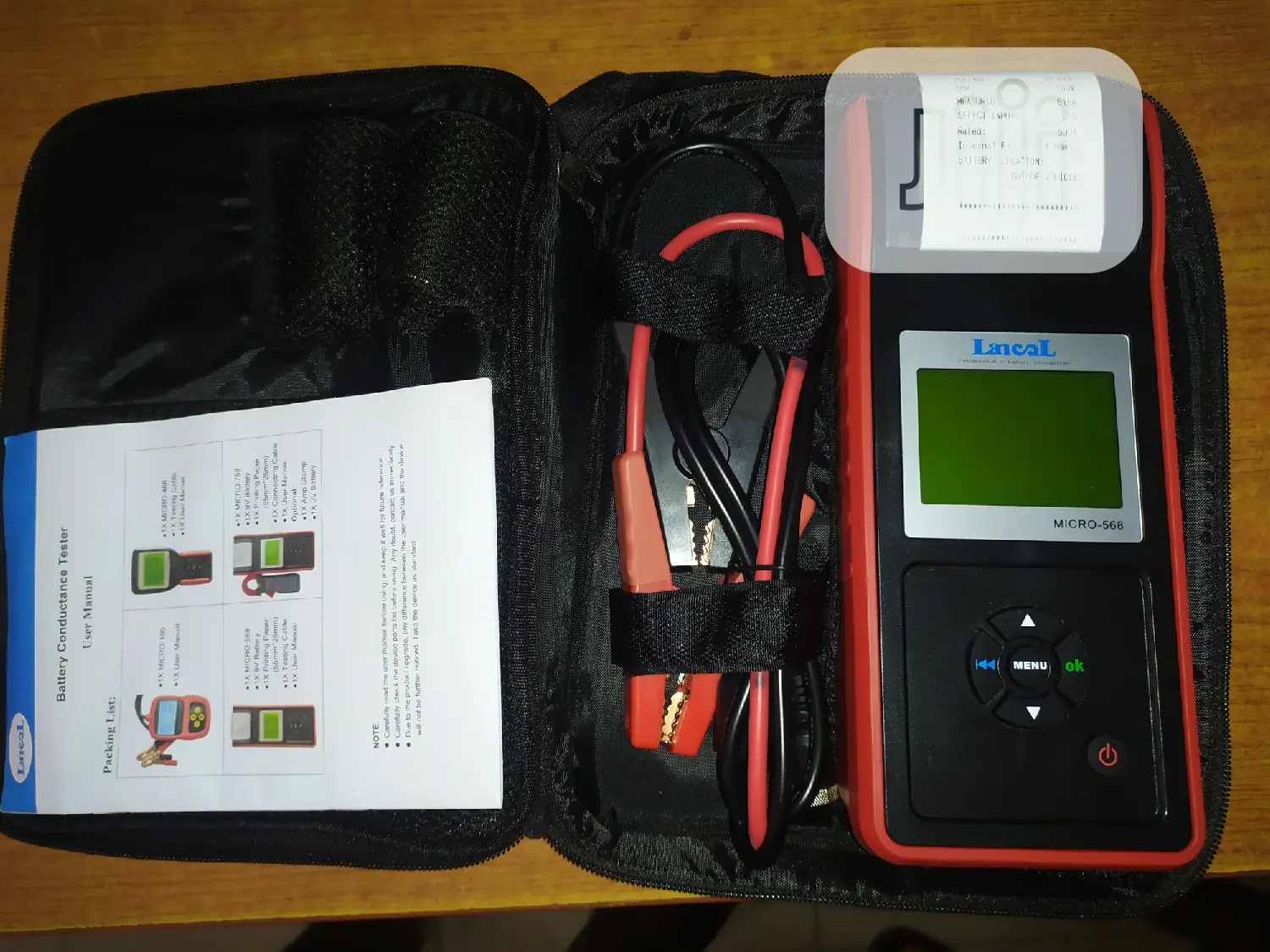 Battery Analyzer With Printer
