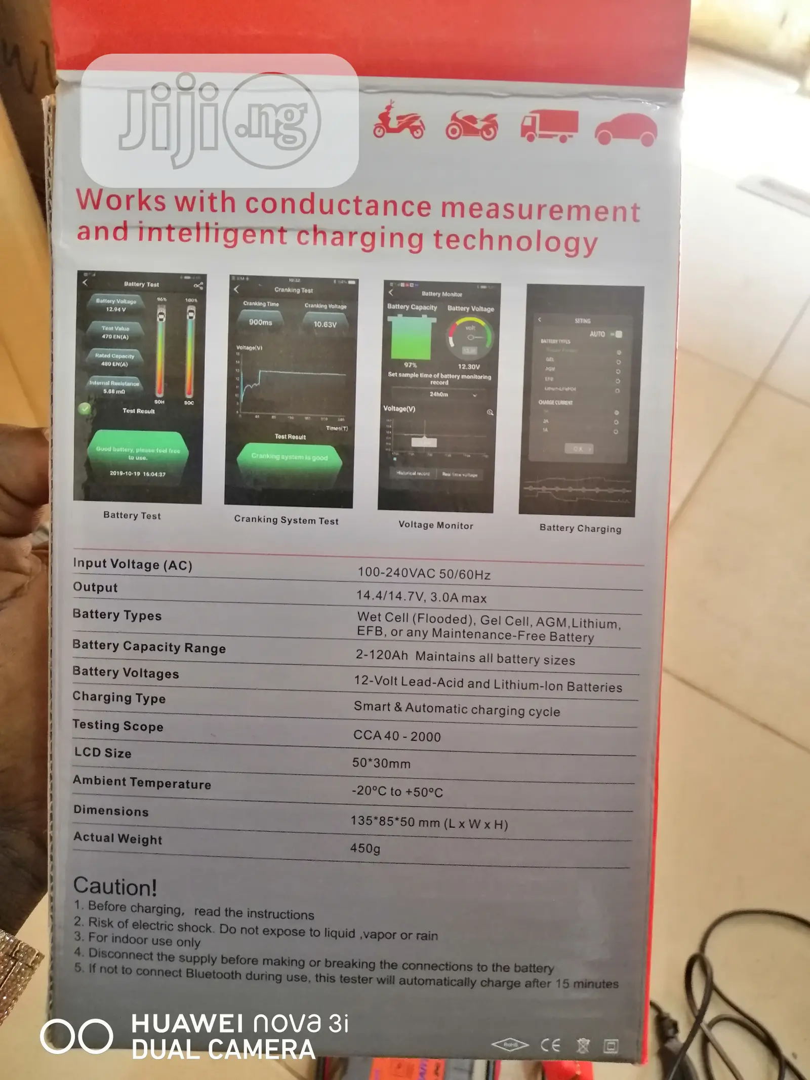 Smart Battery Charger 3A