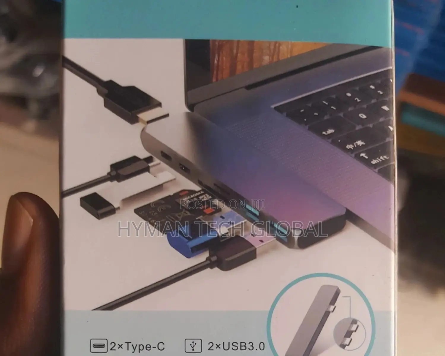 USB 7 in 1 Type C Hub