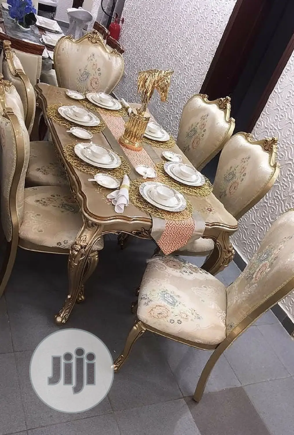 Original Executive Imported Dining Set of Six Chairs