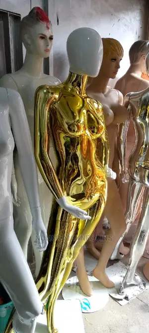 New Style Gold and White Female Mannequins