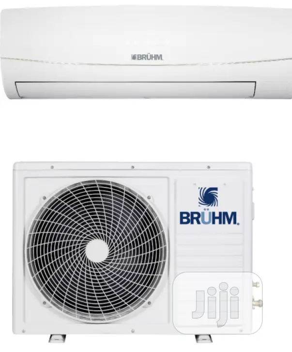 Brand New BRUHM 1HP Split Unit Ac, 💯 Percent Ful Coper Coil