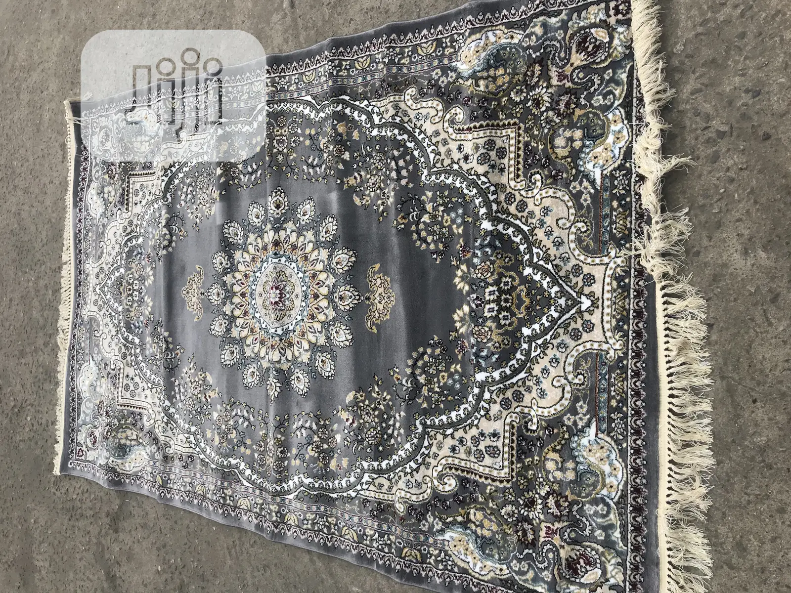 Ash/Grey Background Arabian Persian Rugs 5/7
