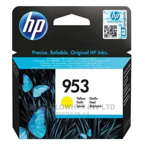 HP 953 Yellow Original Ink Cartridge Part Number: F6U14AE