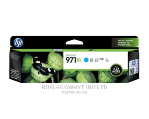 HP 971XL High Yield Cyan Original Ink Cartridge SKU CN626AA