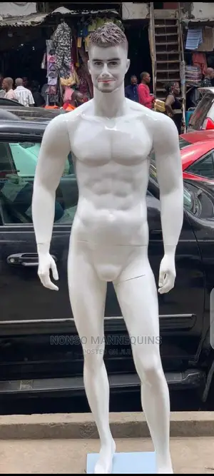 White Male Fibre Mannequin