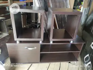 Modern Tv Console and Side Stools