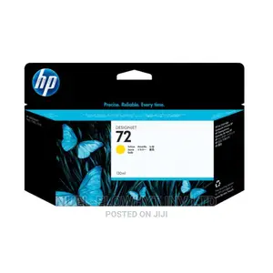 HP 72 130-Ml Yellow Designjet Ink Cartridge, C9373A