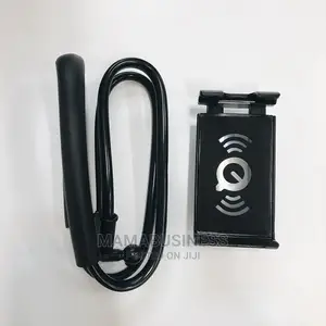 Adjustable Hanging on Neck Cell Phone Mount Holder - Black