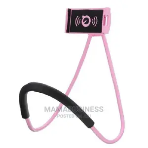 Adjustable Hanging on Neck Cell Phone Mount Holder - Pink