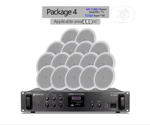 16pcs Bluetooth Ceiling Speaker With Amplifier and Remote