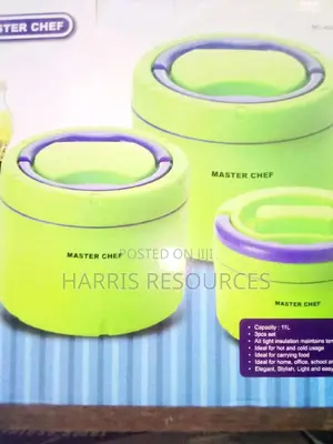 Master Chef Three Food Flask