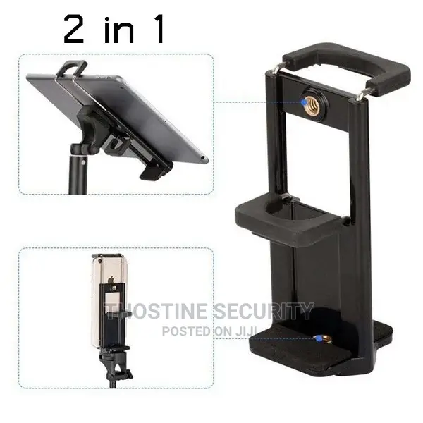 2 in 1 Tablet Phone Holder Clip Mount