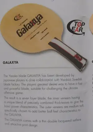 Yasaka Galaxaya 7plywood