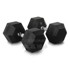 Pair of 30kg Hex Dumbbell 5109