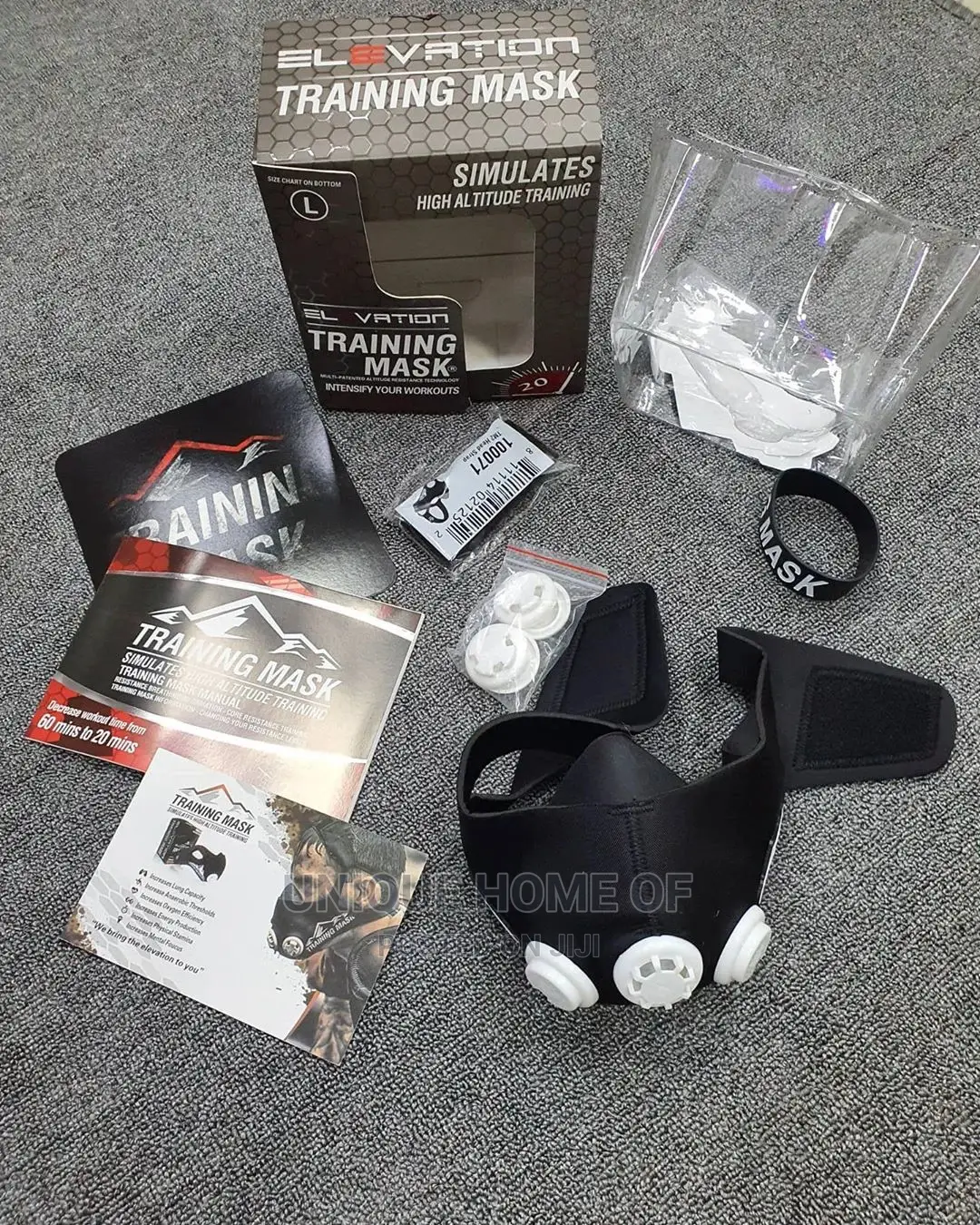 Set of Elevation Training Mask