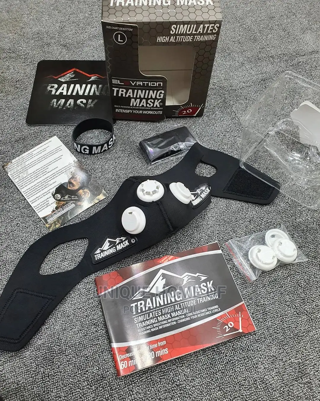 Set of Elevation Training Mask