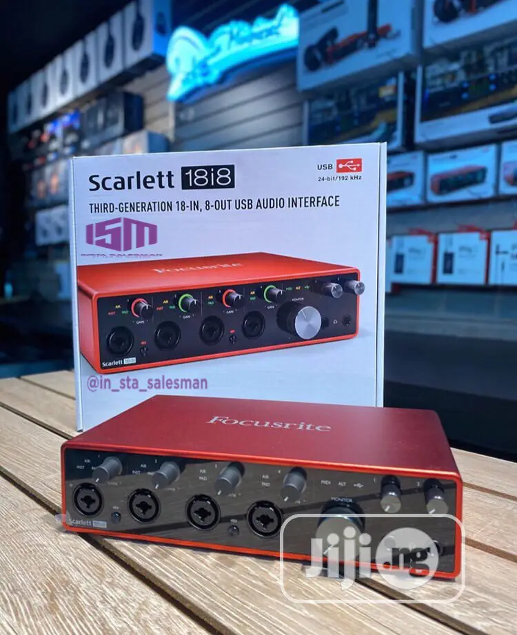 Focusrite Scarlett 18i8 3rd Gen Usb Audio Interface